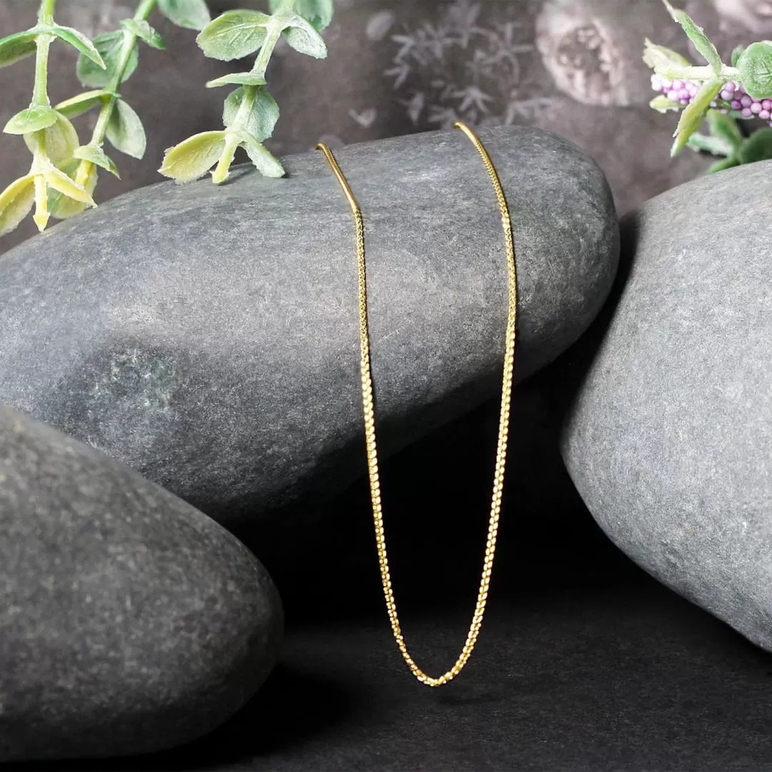 10k Yellow Gold Wheat Chain 0.6mm