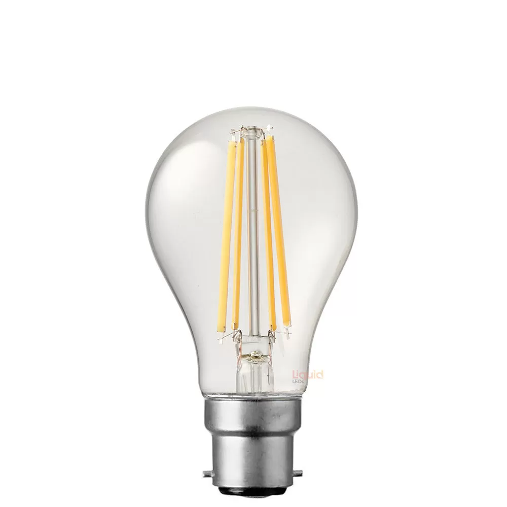 12W GLS LED Bulb B22 Clear in Soft White