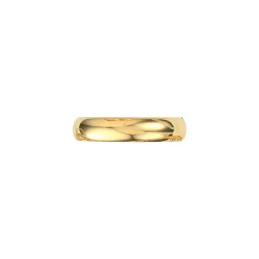 14K Gold 13.5mm Polished Bangle