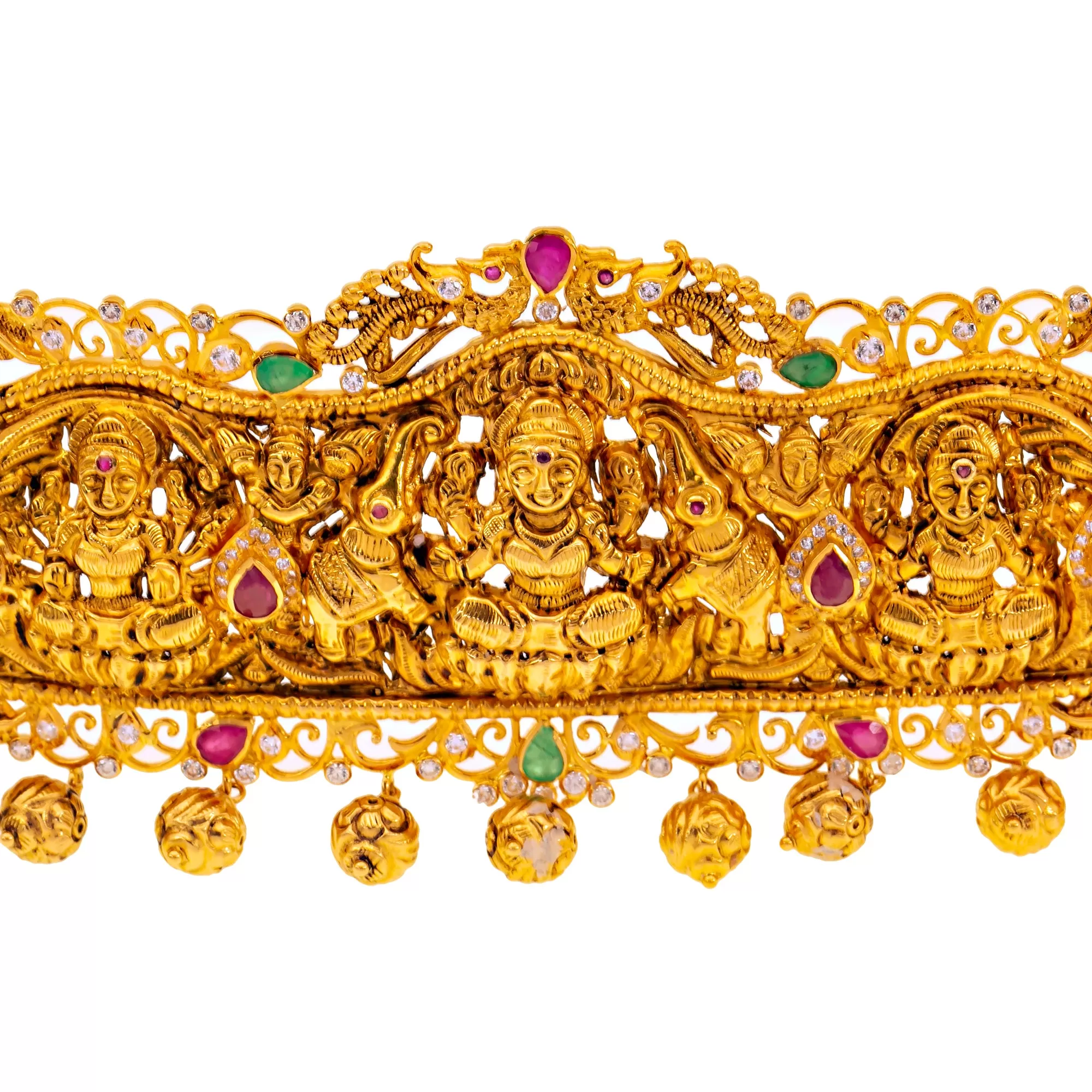 22K Yellow Gold Laxmi Vaddanam Belt (209.2gm)