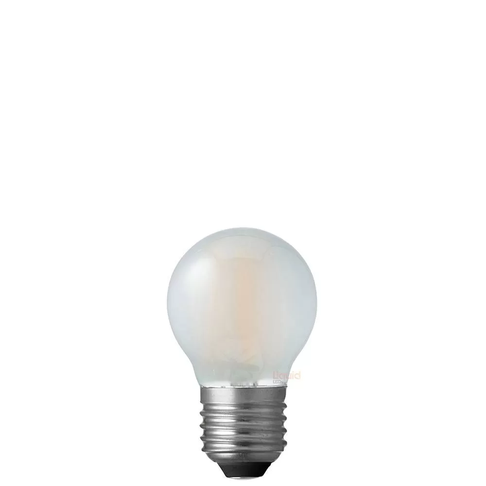 4W Fancy Round LED Bulb E27 Frost in Warm White