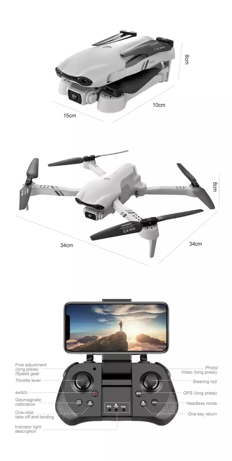 5.8G F10 Folding GPS Drone