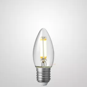 6W Candle LED Bulb E27 Clear in Natural White