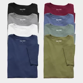 8-Pack Classic Multi Staple Crew Neck Tees