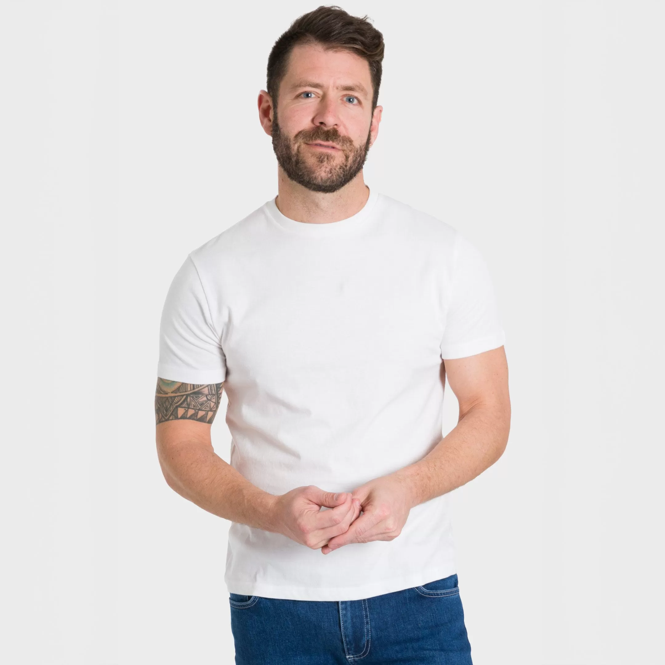 8-Pack Classic Multi Staple Crew Neck Tees