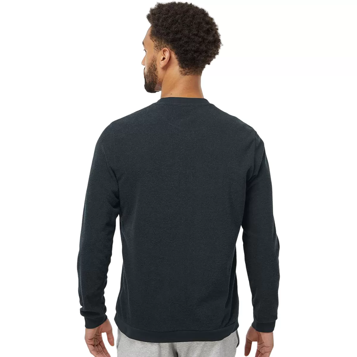 Adidas Men's Black Crewneck Sweatshirt