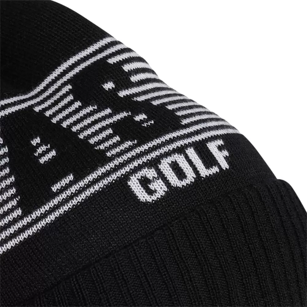 adidas Pom Beanie Hat - Black