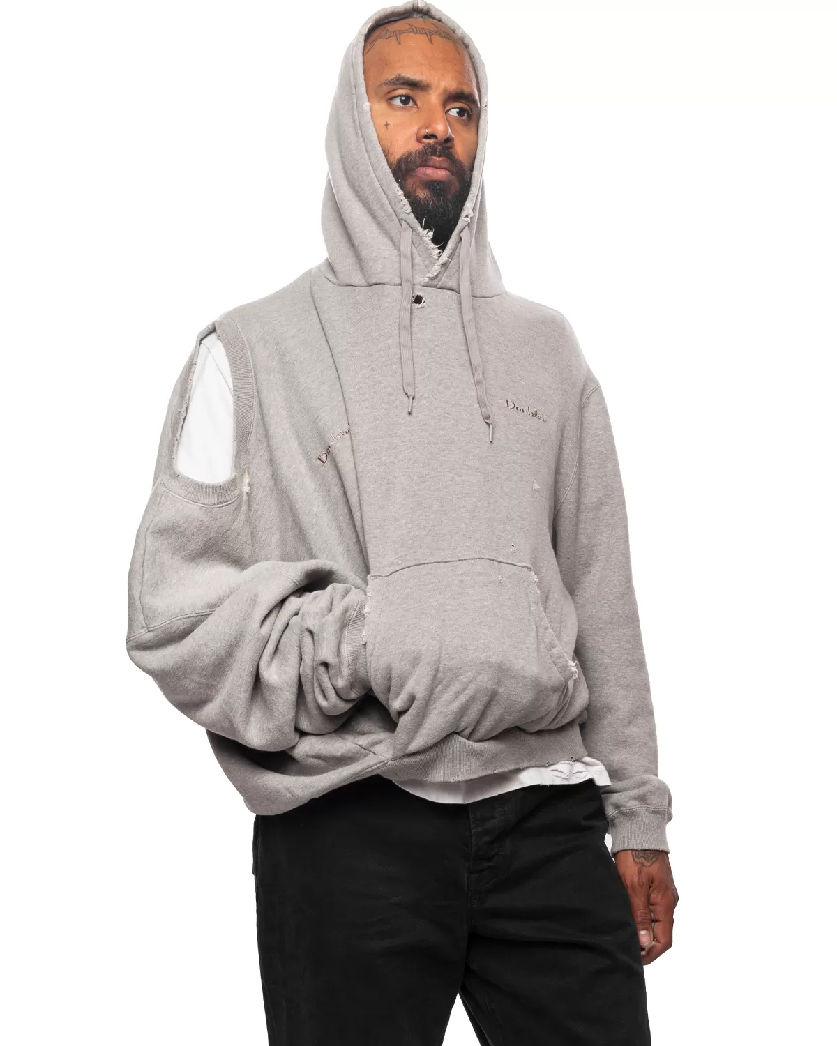 AI Image Generation Mistake Hoodie Grey