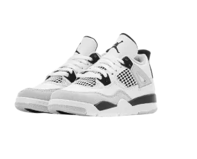 Air Jordan 4 Retro Military Black (PS) KIDS