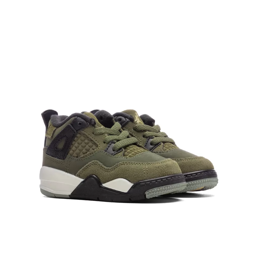 Air Jordan 4 Retro SE Craft (TD) - Medium Olive/Pale Vanilla/Cargo Khaki