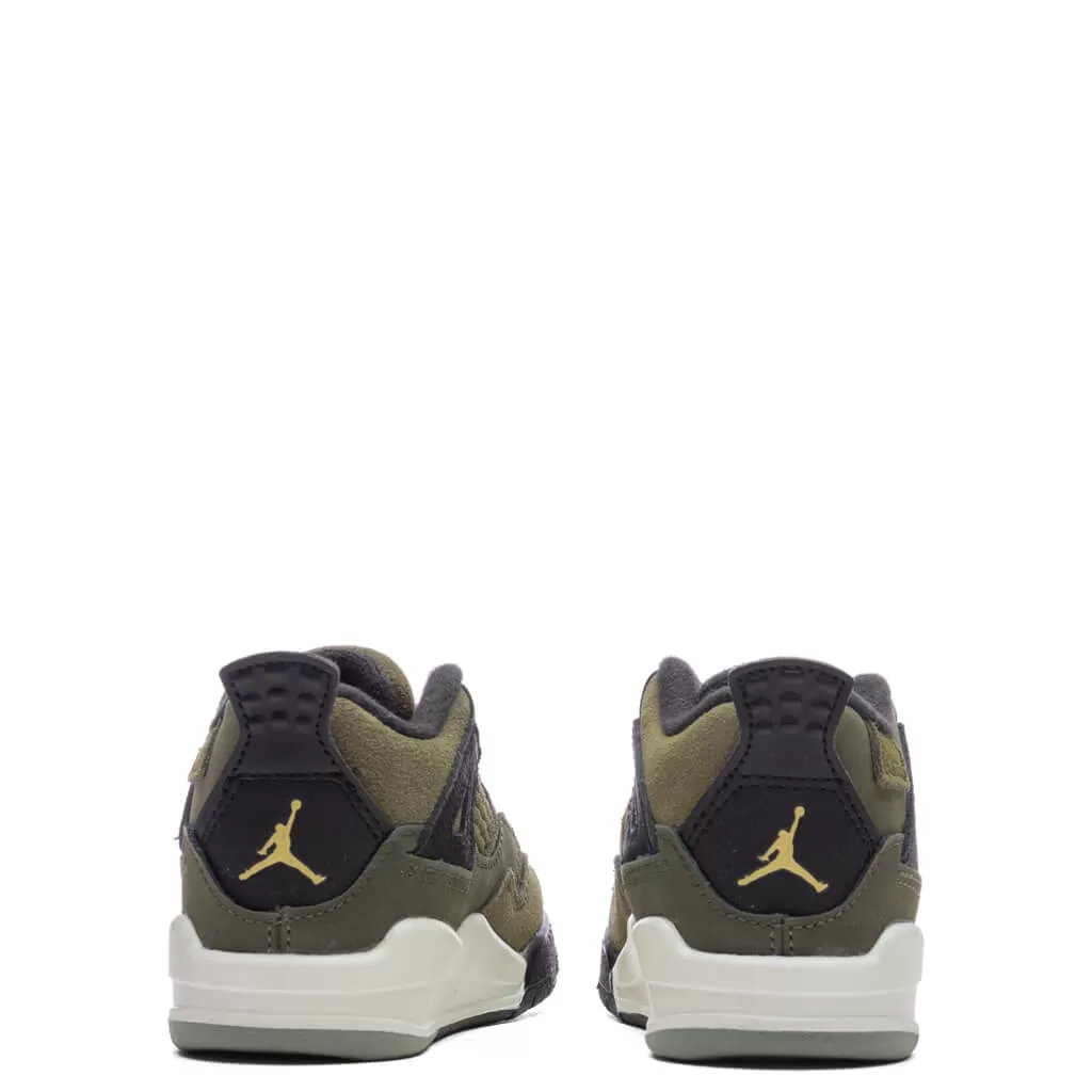 Air Jordan 4 Retro SE Craft (TD) - Medium Olive/Pale Vanilla/Cargo Khaki