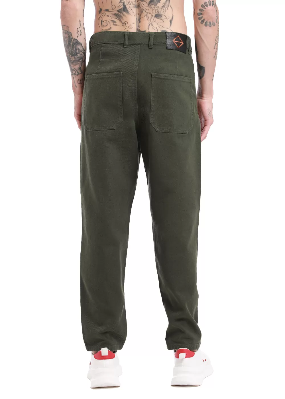 Army Green Drill Denim