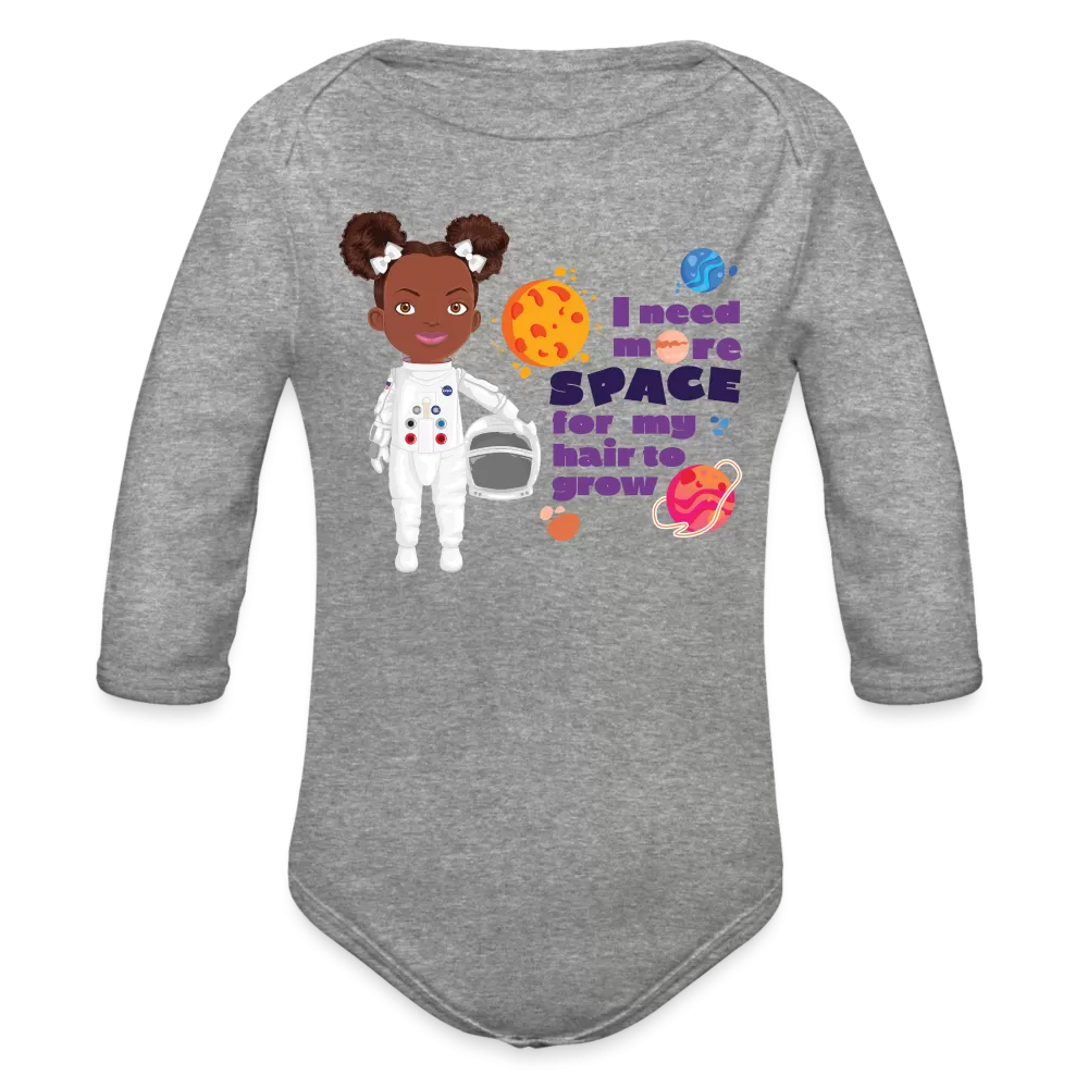 Astronaut Organic Long Sleeve Baby Bodysuit