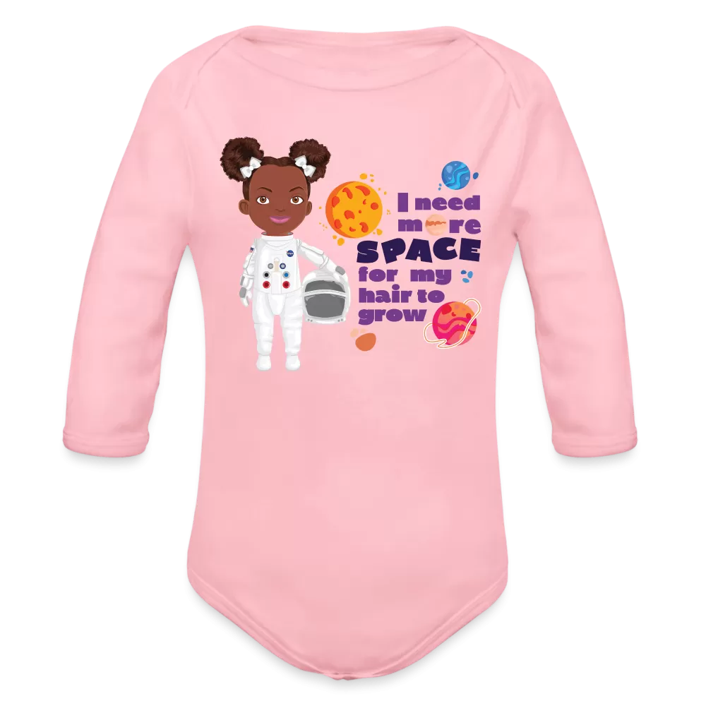 Astronaut Organic Long Sleeve Baby Bodysuit