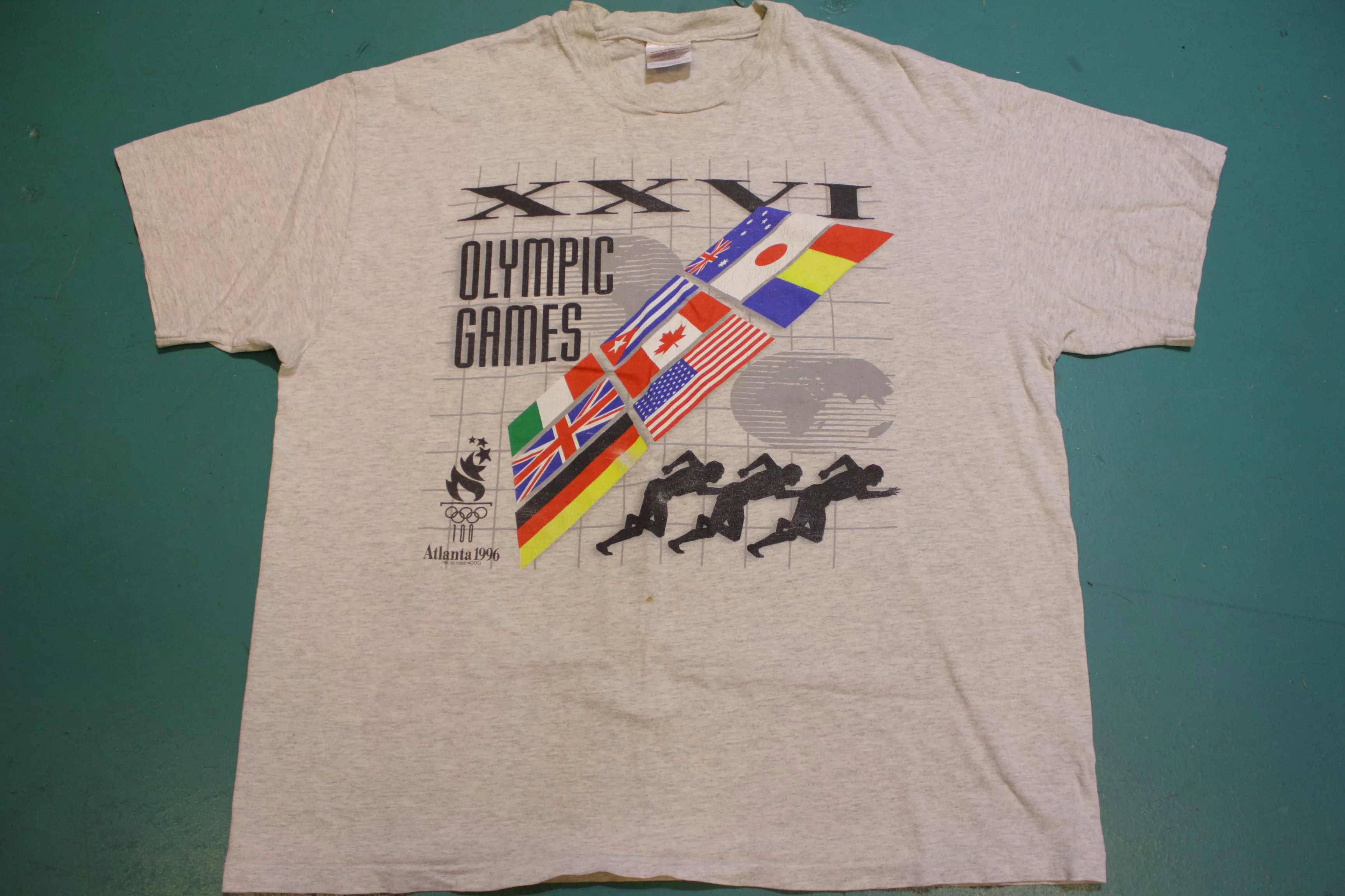 Atlanta 1996 Olympic Games XXVI 90's Single Stitch Vintage T-Shirt.