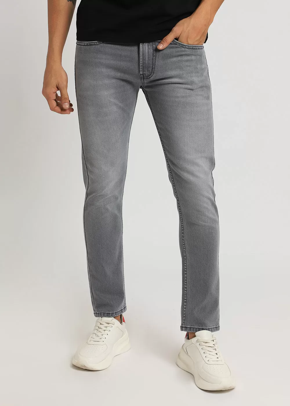 Aura Gray Slim fit Jeans