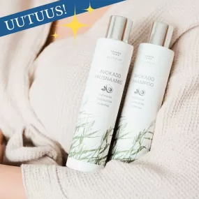 Avokado hoitoaine hiusnaamio, tuuheuttaa ja antaa volyymiä, 100% luonnollinen, sulfaatiton, 200ml - Saaren Taika Ecolution