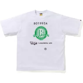 BAPE CLASSIC RELAXED TEE WHITE/GREEN