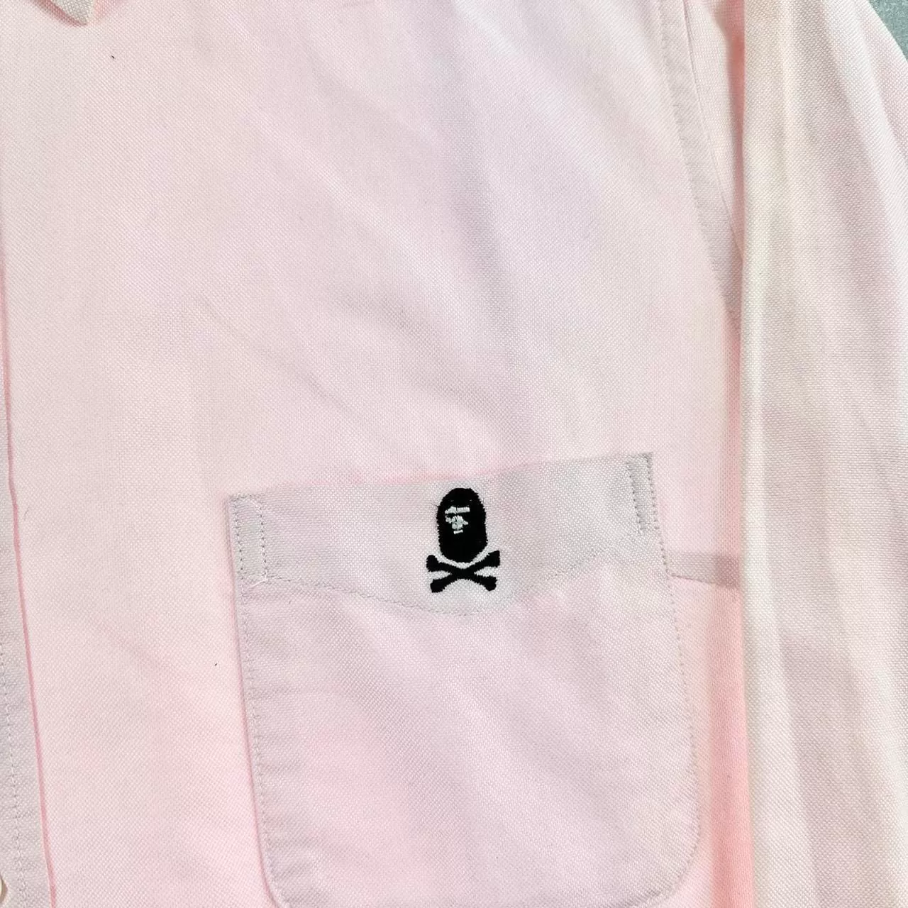 Bape pirate store button shirt size S