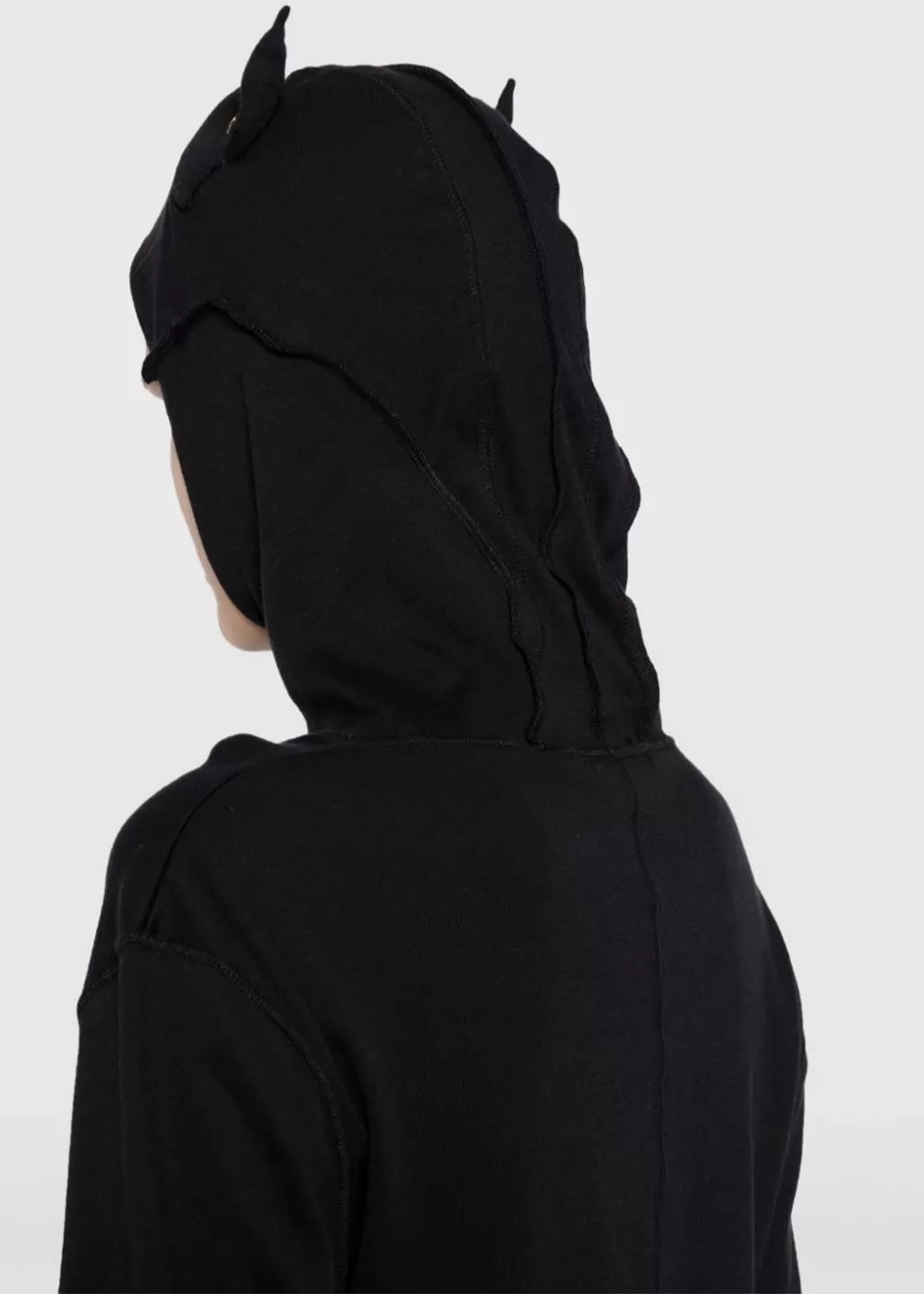 Black Devil Horn Hoodie