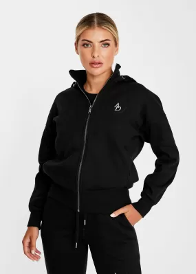 Black Zip Hoodie