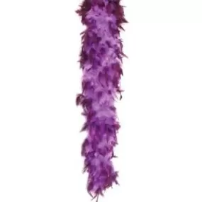 Boa Long Fluffy Boa, Orchid, Lavender w/ Purple Tips 72 60 Grams