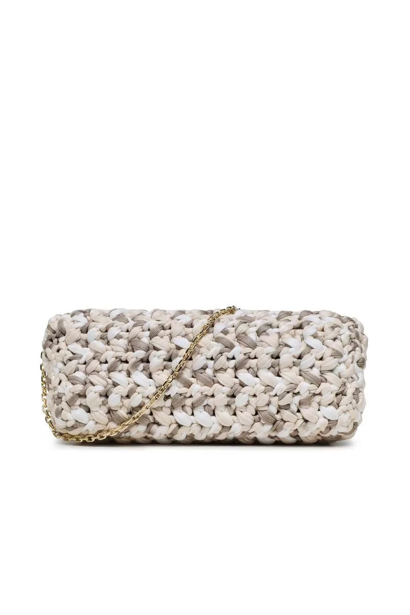 Borsa Crochet Camel/Nude/Lamb   Pu Ca