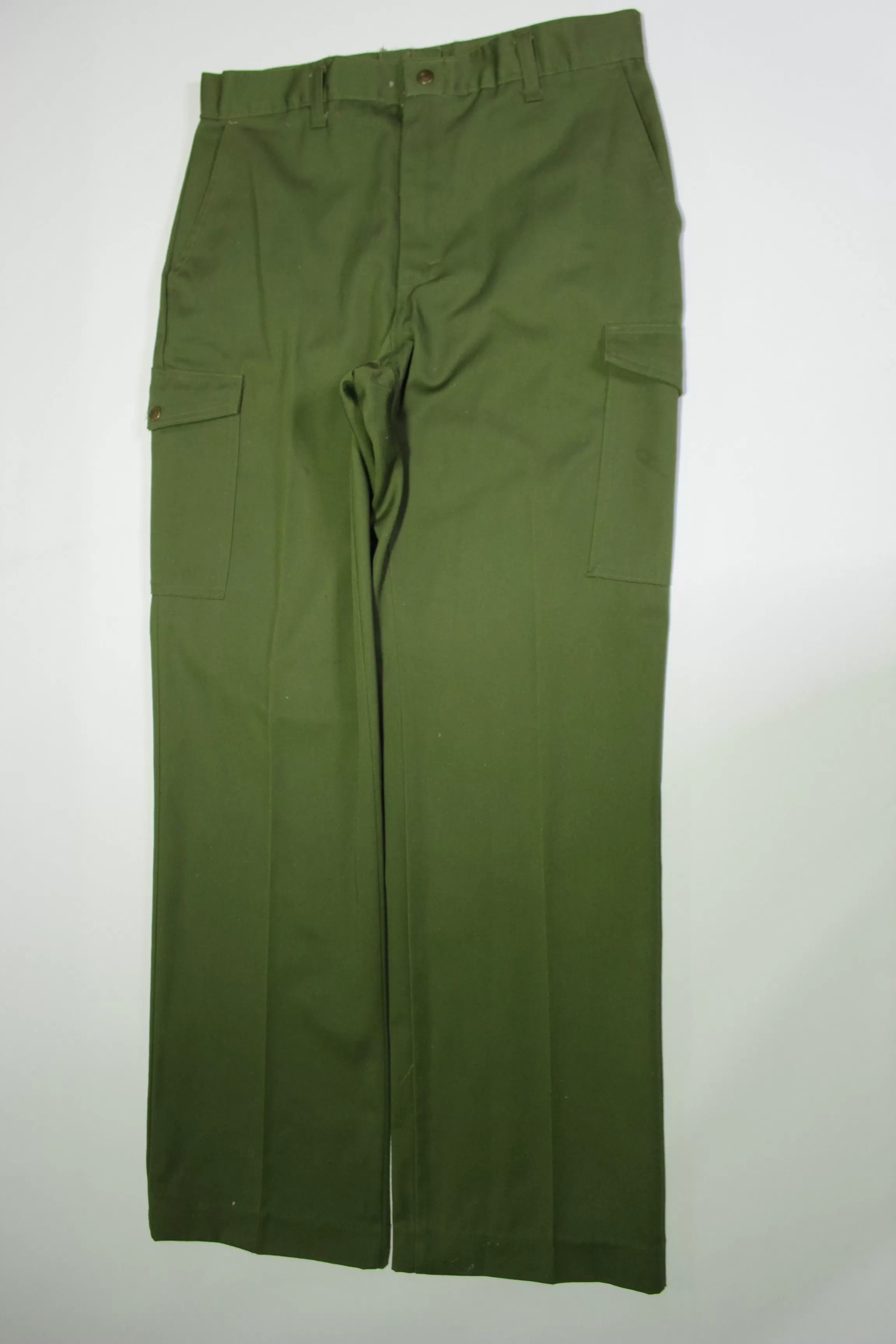 Boy Scouts of America Vintage 70's Talon Zipper Cargo Official Uniform Pants