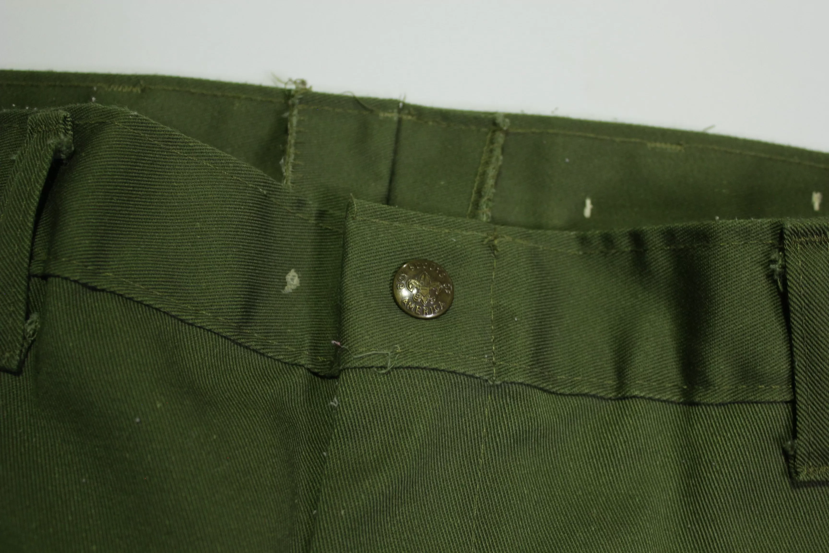 Boy Scouts of America Vintage 70's Talon Zipper Cargo Official Uniform Pants