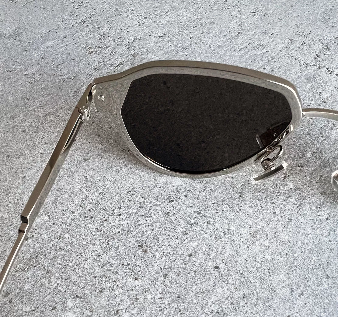 BV 1271S Glaze Metal Aviator, Silver