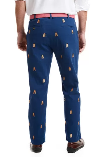 Castaway HARBOR PANT EMB - WHALE PANTS-NAVY