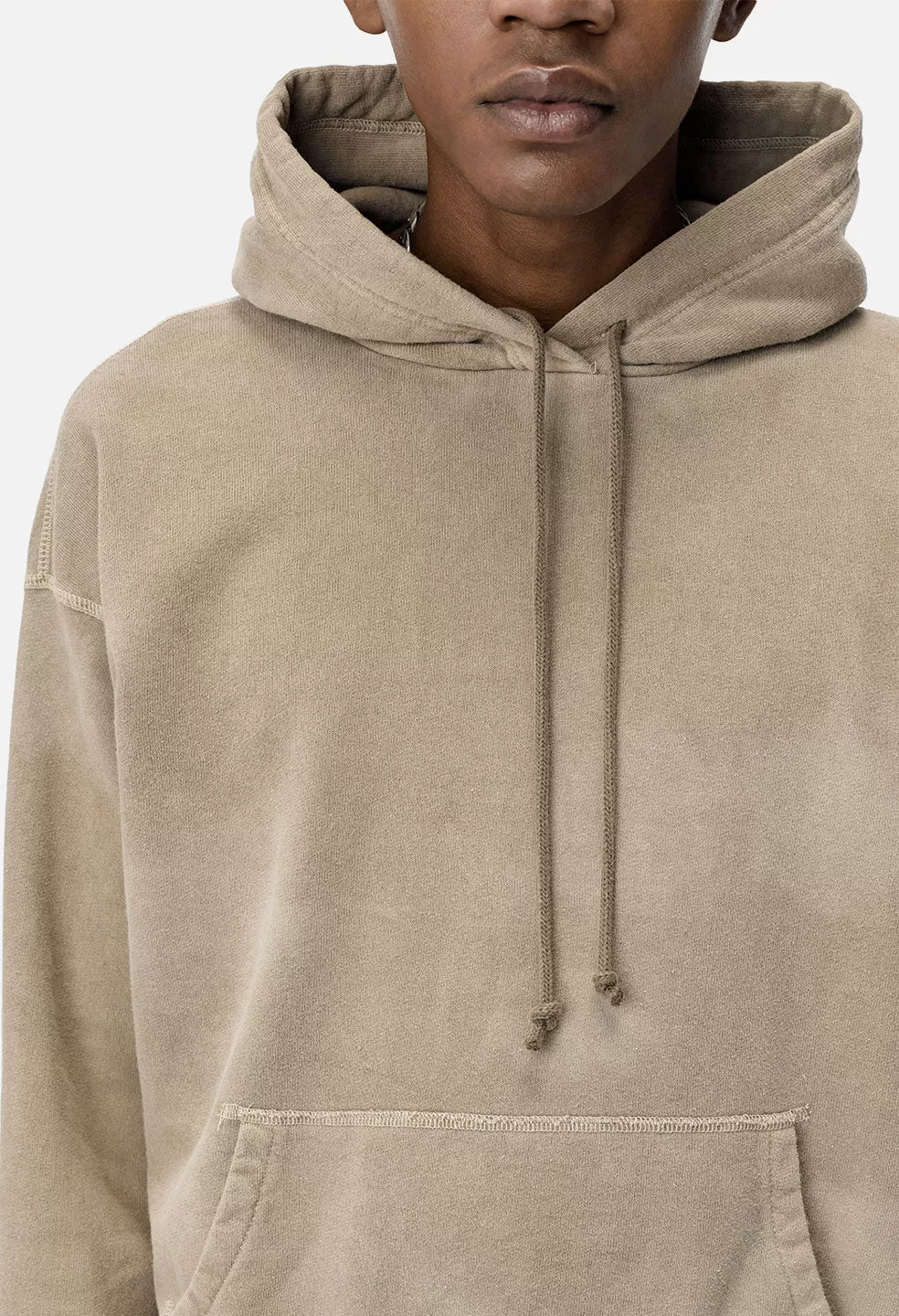 Chrome Hoodie / Washed Tan