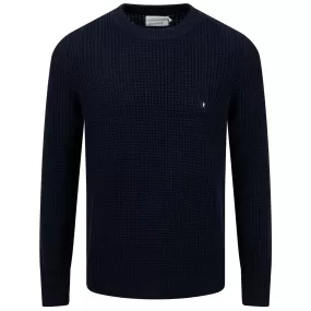 Chunky Knit Pima Cotton Sweatshirt Deep Navy - SS24