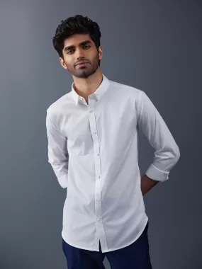 Classic Cotton Twill White Shirt - Everyday