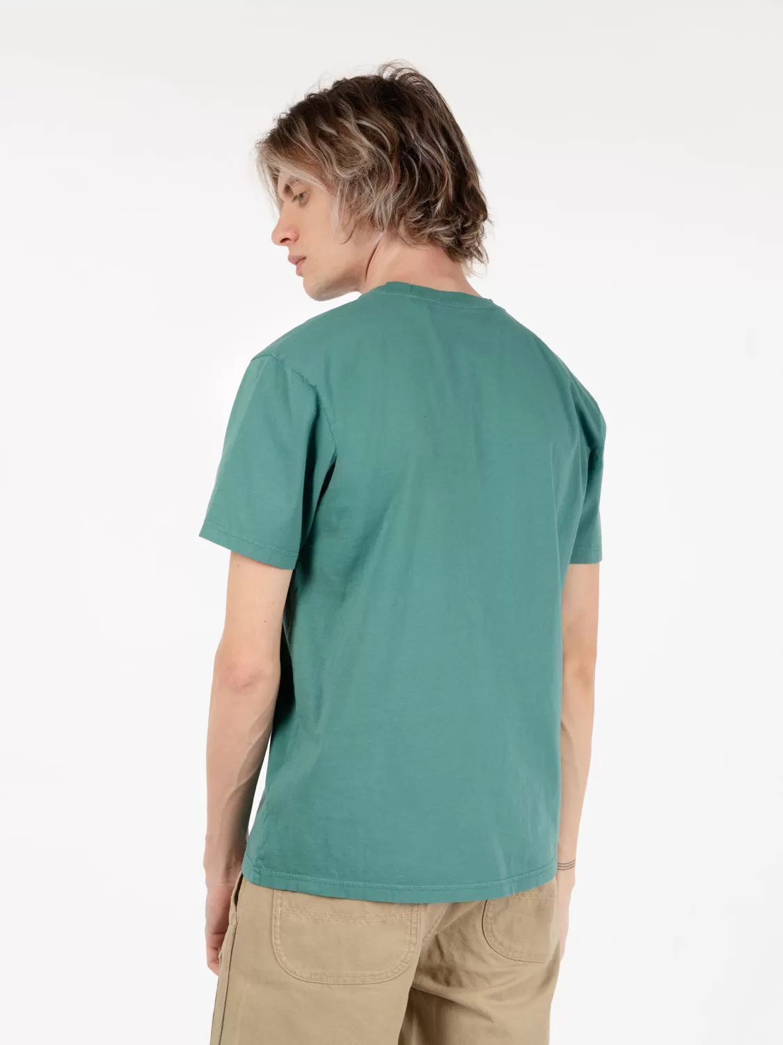 Classic organic tee pine green