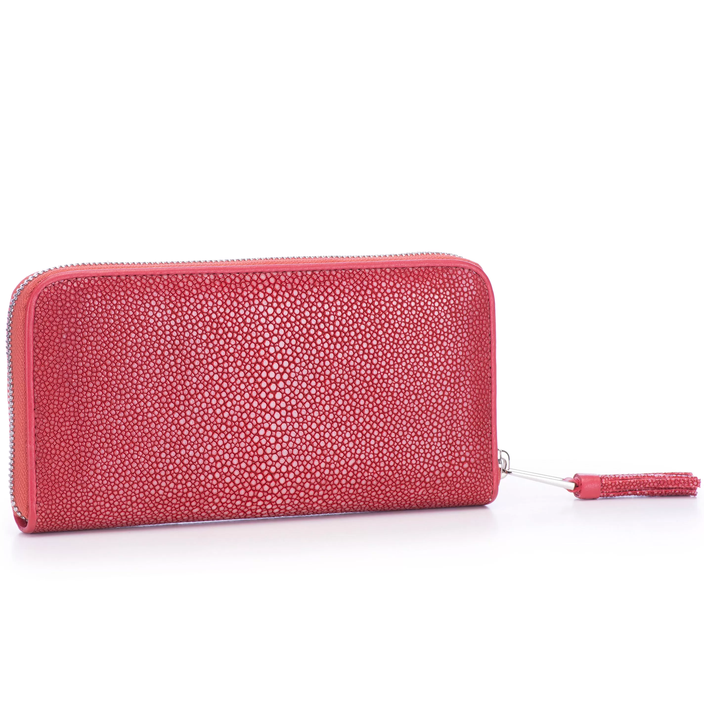 Cora Classic Shagreen Zip Around Wallet