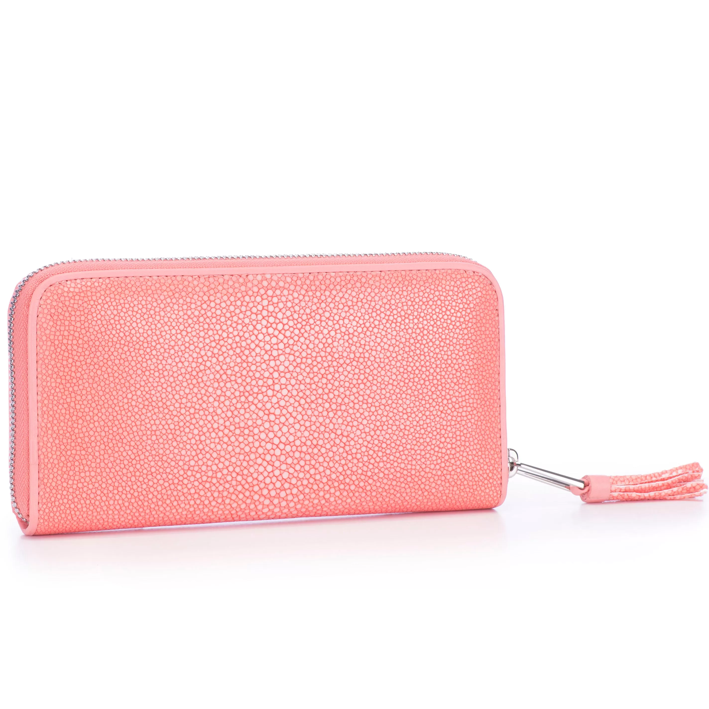 Cora Classic Shagreen Zip Around Wallet