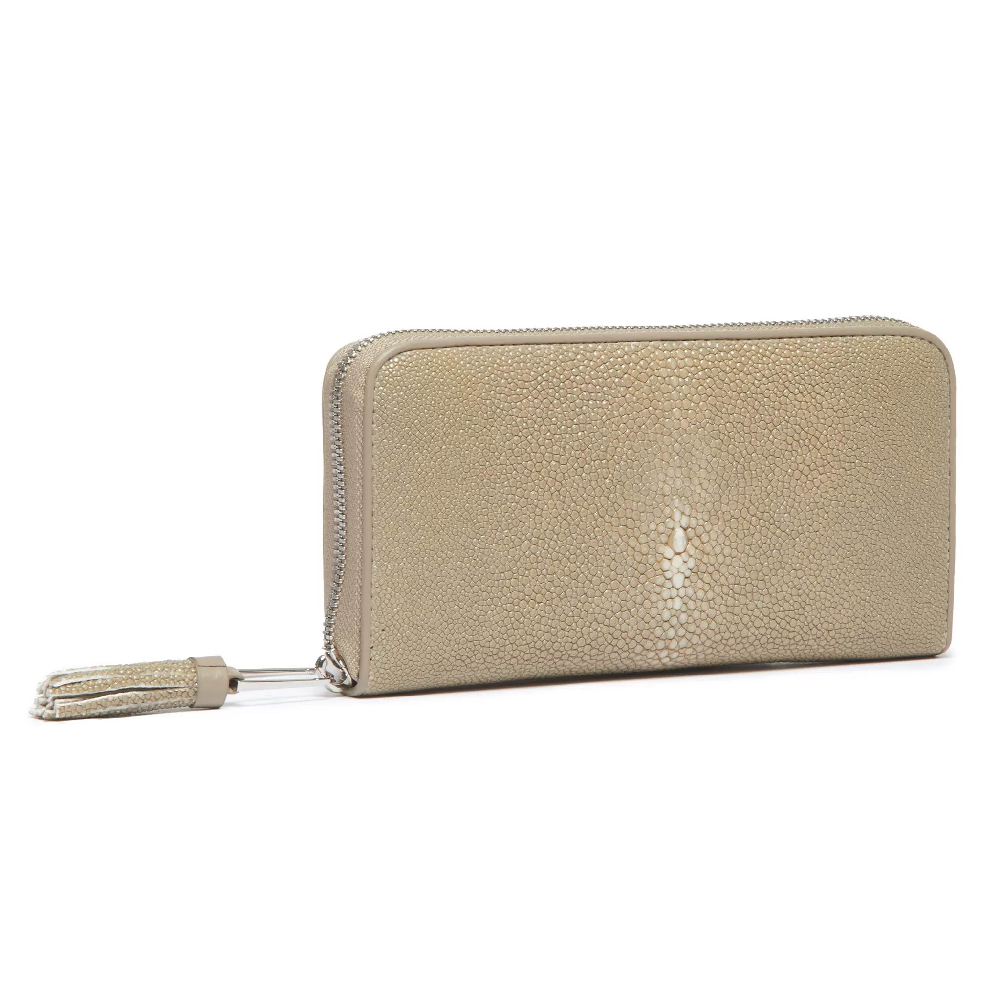 Cora Classic Shagreen Zip Around Wallet