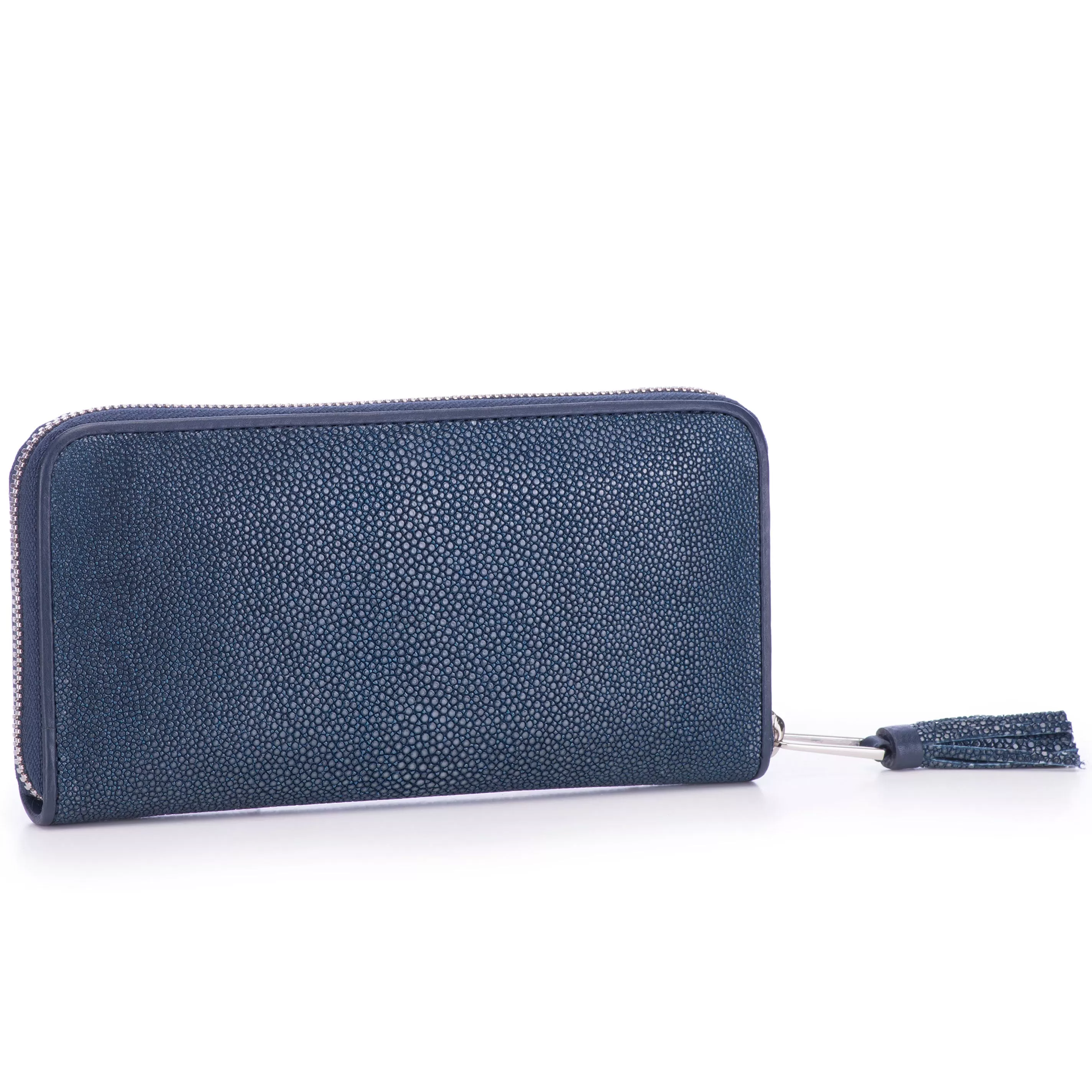 Cora Classic Shagreen Zip Around Wallet