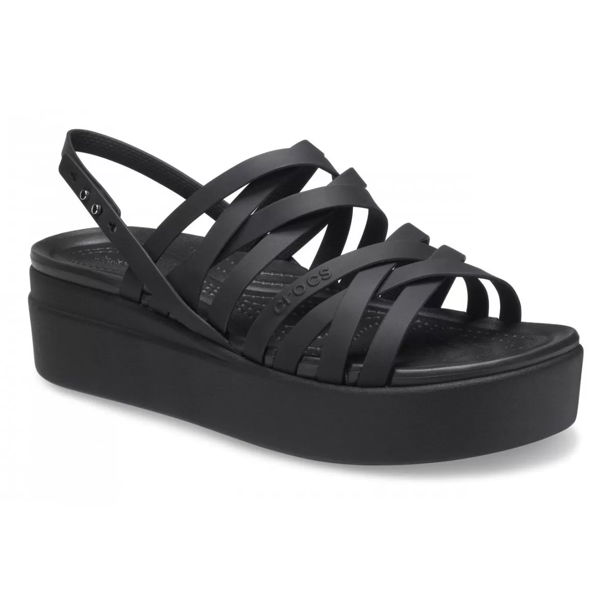 Crocs Brooklyn Strappy Low Wedge W 206751 001 black 