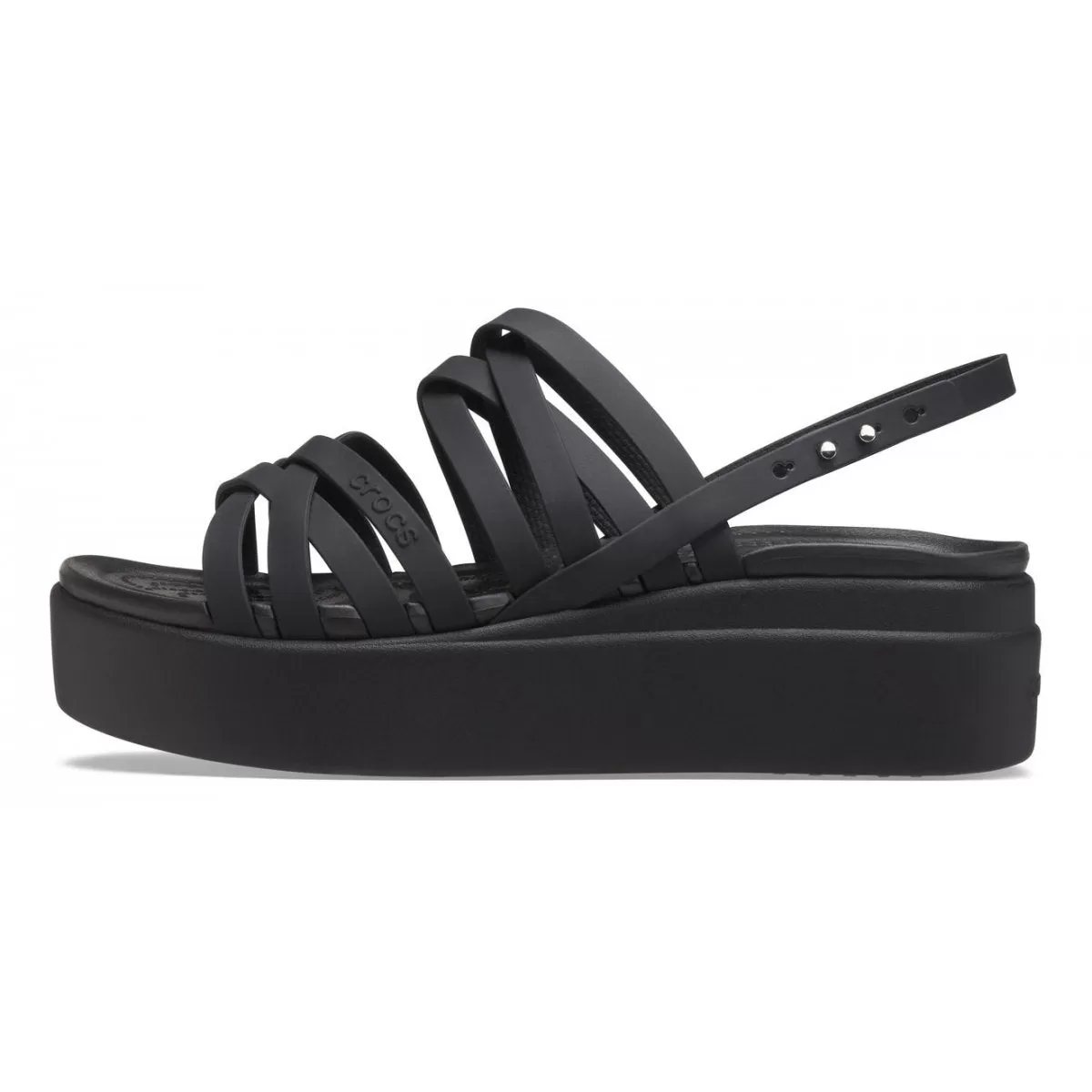 Crocs Brooklyn Strappy Low Wedge W 206751 001 black 