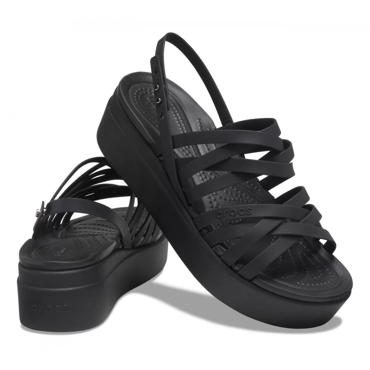 Crocs Brooklyn Strappy Low Wedge W 206751 001 black 