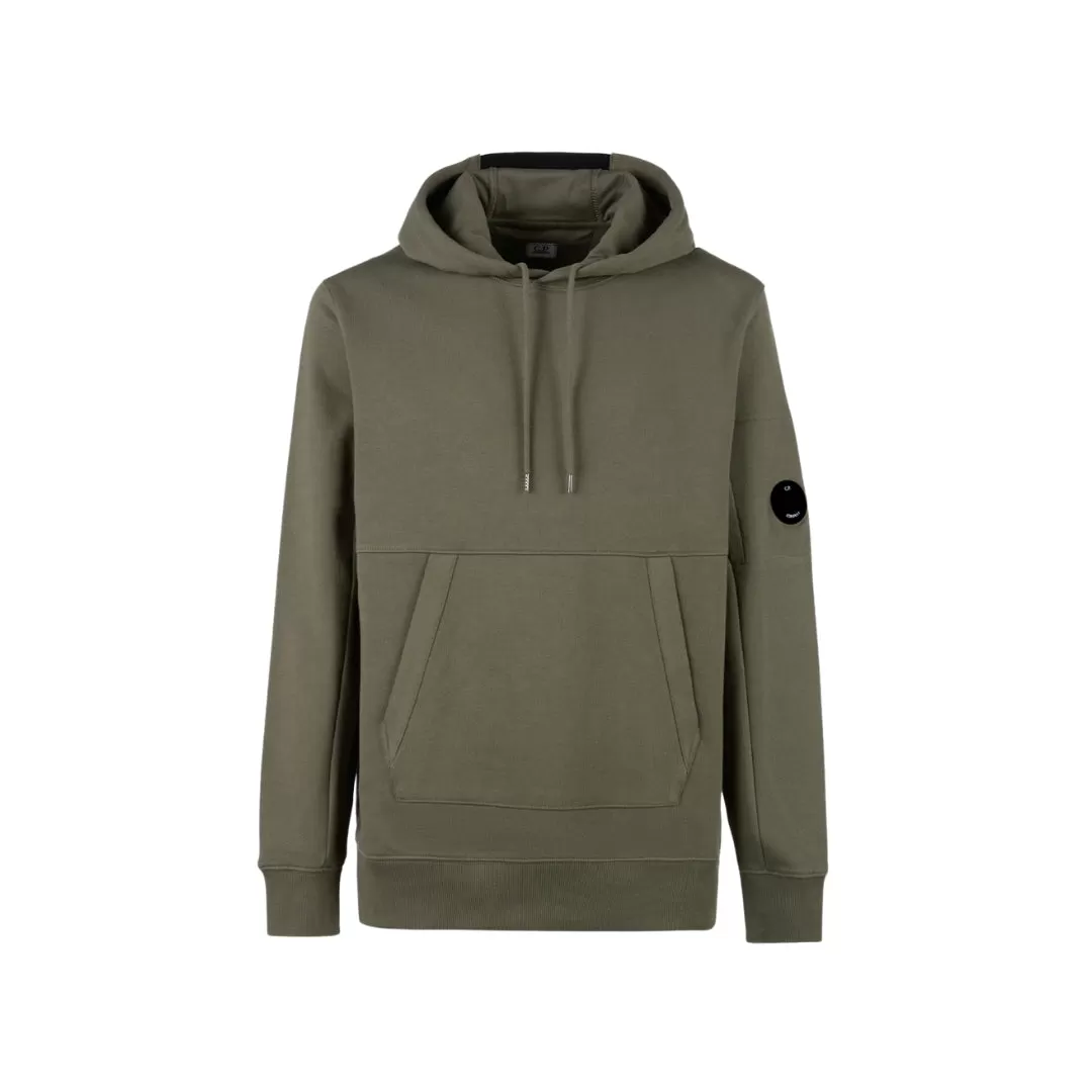 Diagonal Raised Fleece Hoodie