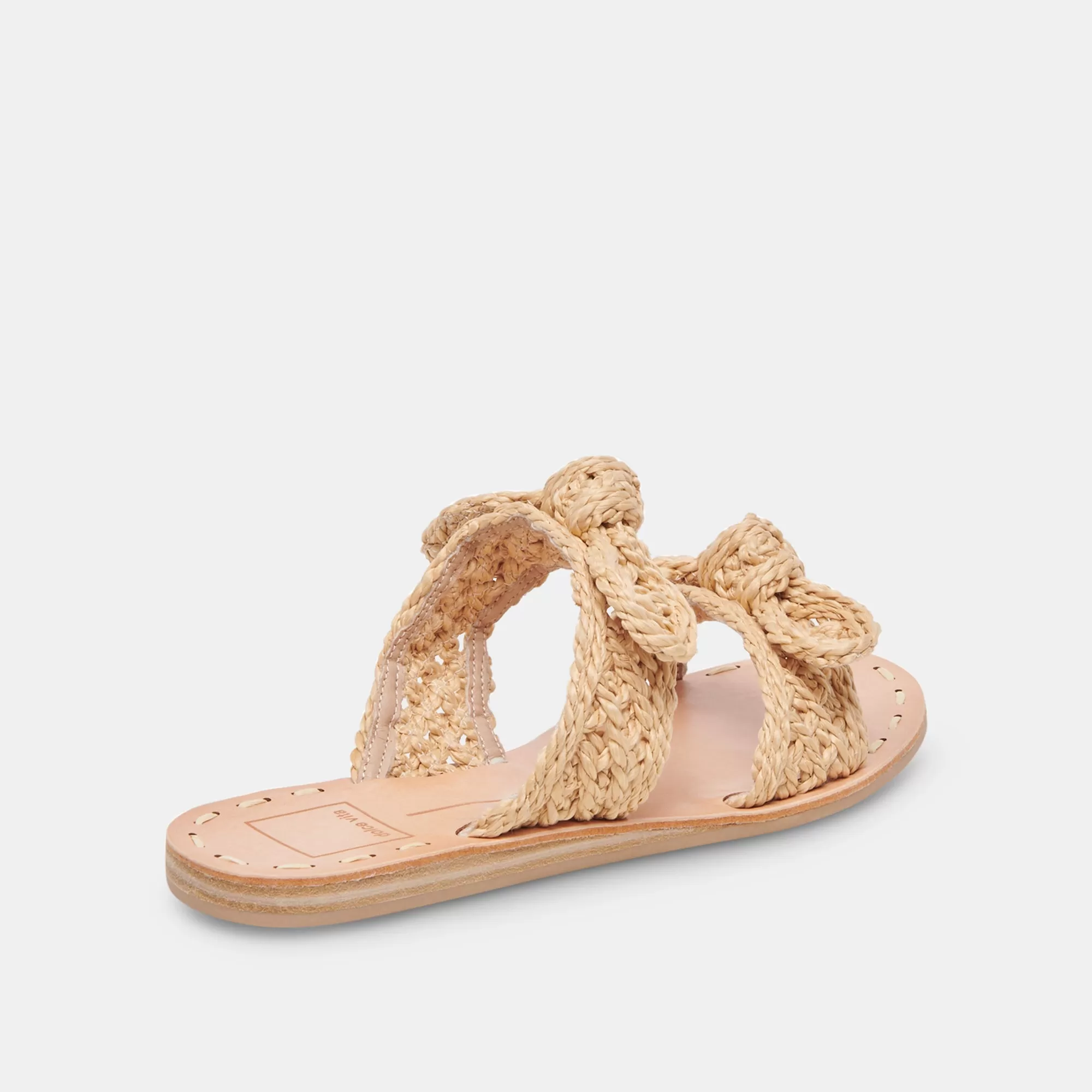 DINAH SANDALS LT NATURAL RAFFIA