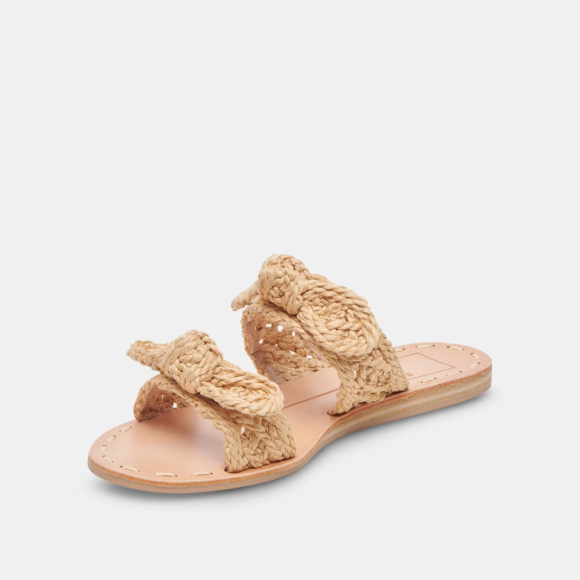 DINAH SANDALS LT NATURAL RAFFIA