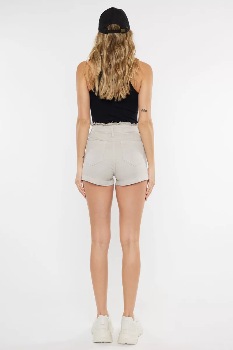 Draya High Rise Ruffle Shorts