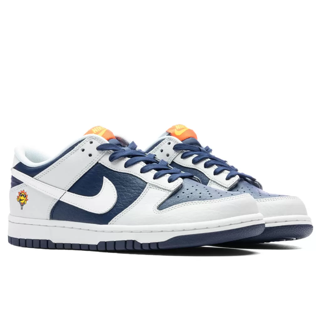 Dunk Low UV Reactive (GS) - Photon Dust/White/Midnight Navy