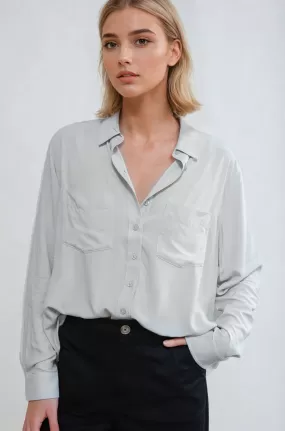 Eco Vero Viscose Shirt - Silver