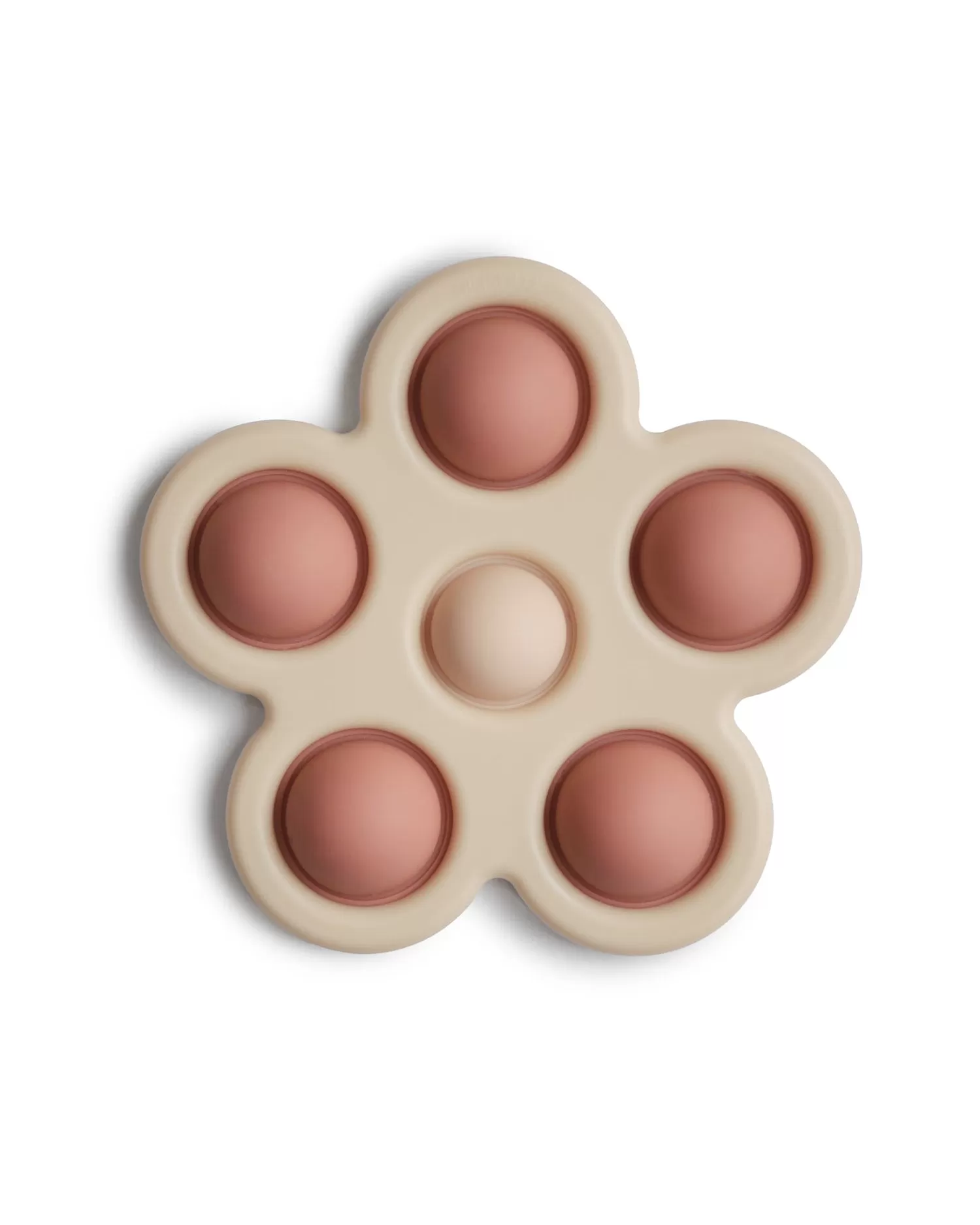 Flower Press Toy – Rose   Blush   Shifting Sand