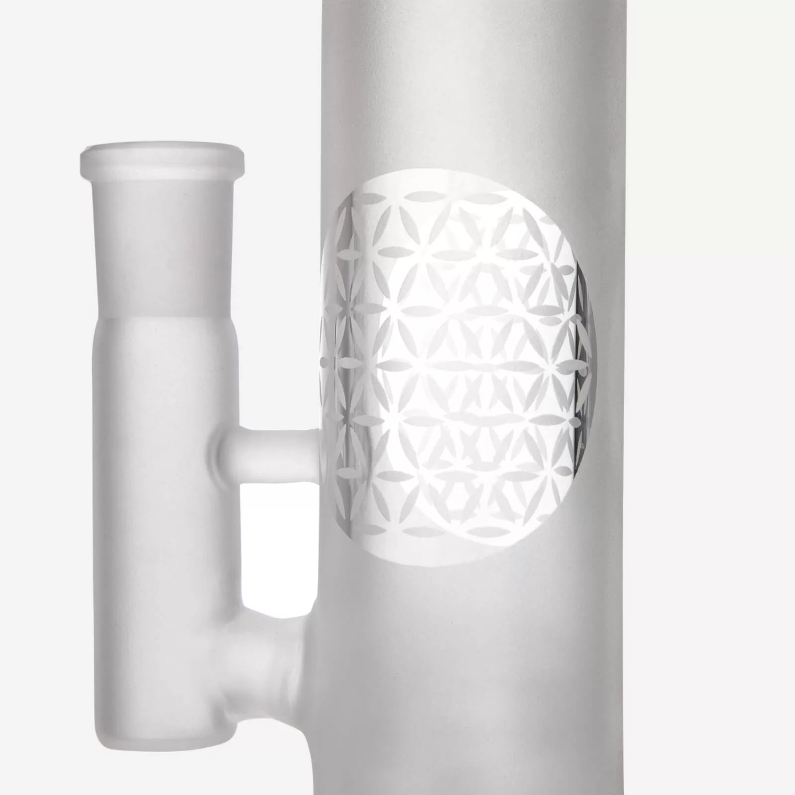 Frosted Glass Bong Seed Of Life Percolator